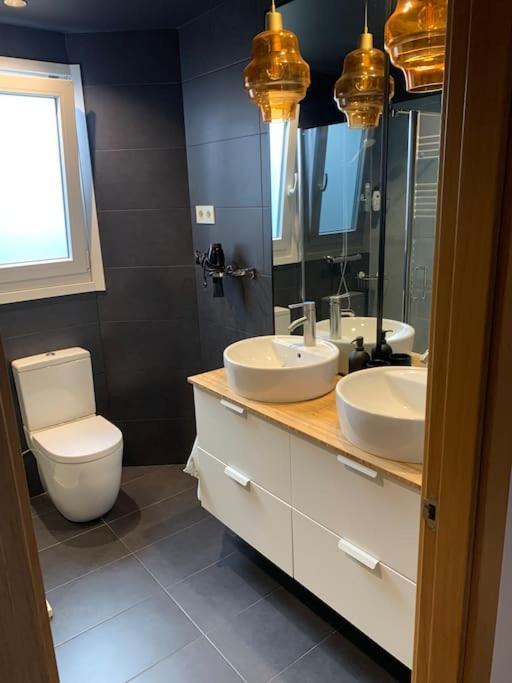 Atico Con Preciosa Terraza En Algorta Apartment Getxo Ngoại thất bức ảnh